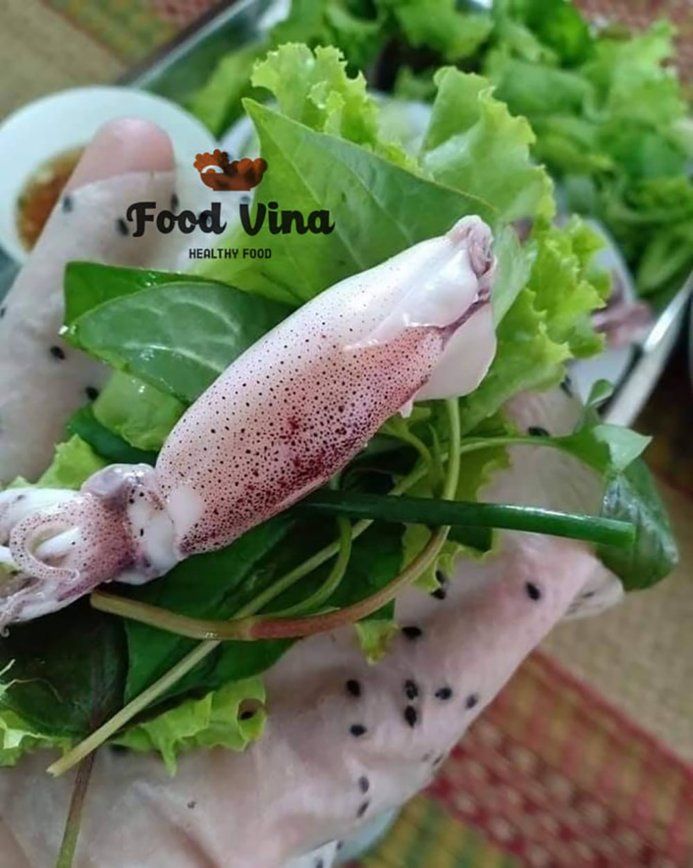 Bánh tráng mè đen Phan Rang